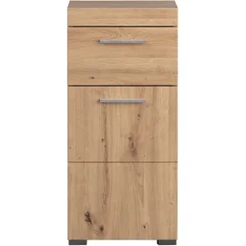 trendteam Amanda Kommode 37 x 79 x 31 cm Braun