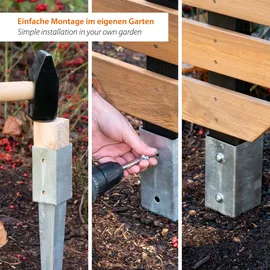 Dobar Rankgitter Komplexus 58,5 x 175 x 6 cm Beige