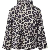 s.Oliver Scuba Sweatshirt Leo-Print Grau 38
