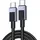 UGREEN USB-C auf USB-C 5 m Schwarz/Grau