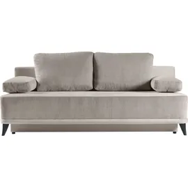 werk2 Schlafsofa »Rosso«, 2-Sitzer Sofa und Schlafcouch mit Federkern & Bettkasten