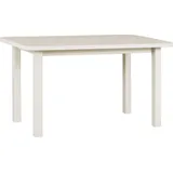 Esstisch Wenus 2 ausziehbar 140-180 cm Buchenholz kaschmir 80x76 cm 32mm Platte - Beige