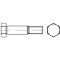 TOOLCRAFT Sechskant-Passschrauben M14 80 mm 10 Stück
