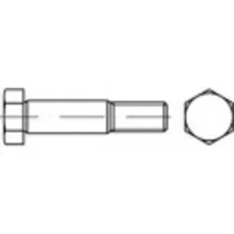 TOOLCRAFT Sechskant-Passschrauben M14 80 mm 10 Stück