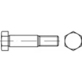 TOOLCRAFT Sechskant-Passschrauben M14 80 mm 10 Stück