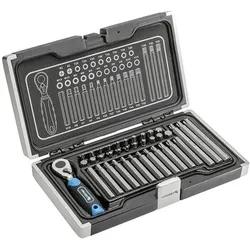Hogert Technik Werkzeugset HT1R466 Werkzeugsatz,Steckschlüsselsatz,Werkzeug Set,Werkzeug Kit