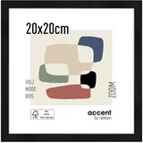 accent by nielsen Bilderrahmen Zoom 20x20 cm, Schwarz, - Schwarz