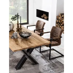 Tischplatte 200x100 Wildeiche Esstisch Schreibtisch DIY Esszimmer Küche Tisch