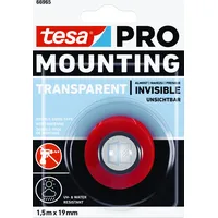 Tesa Montageband Transparent 1,5 m x 19 mm 1 St.