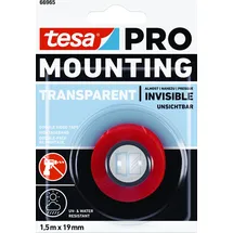 Tesa Montageband Transparent 1,5 m x 19 mm 1 St.