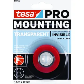 Tesa Montageband Transparent 1,5 m x 19 mm 1 St.