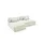 Möbel Kraft Eckcouch modular 2-Sitzer Beige