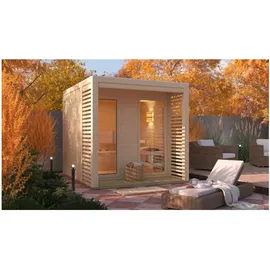 Karibu Angelia inkl. 9 kW Ofen + int. Steuerung