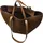 ABRO Schultertasche Leather Suede Shopper COSMO M Camel