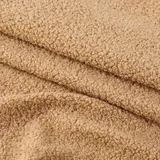 Vayliro 100cm x 160cm Teddyfell Stoff Weich Teddy Samtstoff Plüschstoff Schlingenplüsch Warm Dekostoff Nähstoffe für DIY Sofas Kissen Mäntel Kleidungs Spielzeugstoffe Heimdekoration,Khaki