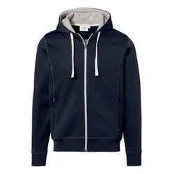 Kapuzenjacke Bonded 455, tinte/silber, Größe 2XL - tinte - 2XL