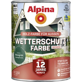Alpina Wetterschutzfarbe 2,5 l, moosgrün