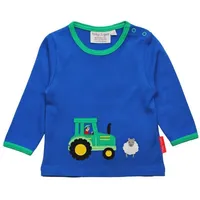 Toby Tiger Longsleeve in Blau/ Grün | Gr.: 86
