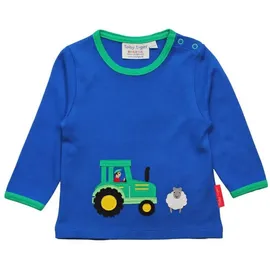 Toby Tiger Longsleeve in Blau/ Grün | Gr.: 86