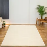 THEKO Taza Royal Wollteppich 40 x 60 cm beige