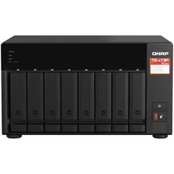 NAS-Netzwerk-Speicher Qnap TS-873A-8G Schwarz AMD Ryzen V1500B