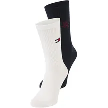 Tommy Hilfiger TH UNI SOCK 2P MONOGRAM Socken 2er Pack Blau 43-46