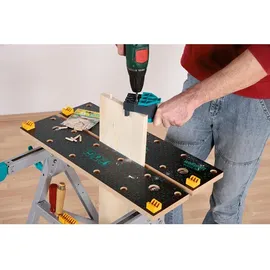 WOLFCRAFT Arbeitstisch MDF 64,5 x 30,0 cm bunt