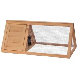 vidaXL Kleintierkäfig Holz 98 x 41 x 41 cm braun