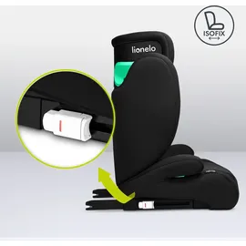 lionelo Hugo i-Size ab 4 - Black Carbon - One Size