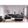 Cotta Wohnlandschaft COTTA "Orion U-Form", charcoal, B:409cm H:73cm T:225cm, 100% Polyester, Sofas, Wohnlandschaft, mit Kopfteilverstellung & 6 Nierenkissen