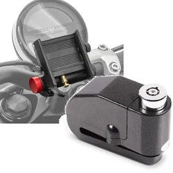 Set: Handyhalterung SH2+ Bremsscheibenschloss Alarm 120dB Diebstahlschutz