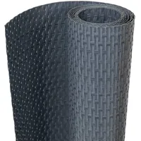 vidaXL Balkon-Sichtschutz 255 x 19 cm Anthrazit Rattan 10 St.