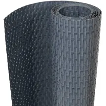 vidaXL Balkon-Sichtschutz 255 x 19 cm Anthrazit Rattan 10 St.