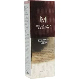 Missha M Perfect Cover BB Cream Spf42 PA+++ No.27 Honey Beige