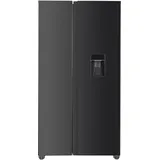 Respekta Halvar Side-by-Side AC178BSWS-16 (439 l, 1770 mm hoch, Black-Steel)