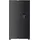 Respekta Halvar Side-by-Side AC178BSWS-16 (439 l, 1770 mm hoch, Black-Steel)