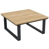 Zebra Technologies Belvedere Beistelltisch 76 x 76 x 38,5 cm Grau/Weiß