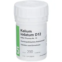 Adler Pharma Biochemie Adler 15 Kalium jodatum D12 Adler Pharma