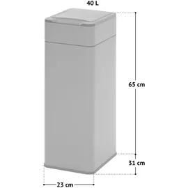 Svita Sensormülleimer 40 l Weiß