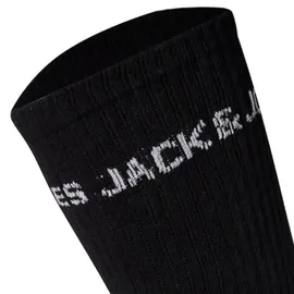 JACK & JONES JACK&JONES Kinder Tennissocken, 10er Pack - JACBASIC LOGO TENNISSOCK, Baumwollmischung, Logo Schwarz 33-37