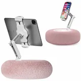 ScificWom Bettset Kissen Stand für Telefon/Kindle/Tablet,Kreative Faule Kissen Mobile Tablet Stand,Handy Tablet werfen Kissen Halterung auf Bett Tischplatte Sofa Mobile/Tablet Stand