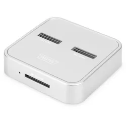 DIGITUS SSD-Dockingstation mit Datenanzeige, SD Express Kartenlesegerät Schächte