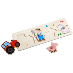 Haba Puzzle Greifpuzzle Landleben, 4 Puzzleteile