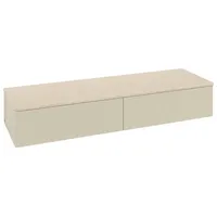 Villeroy & Boch Antao Sideboard L42, 1600x268x500mm, Silk Grey Matt Lacquer
