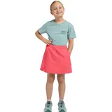 Jack Wolfskin Skort SUN SKORT G Skort-Form, mit Eingrifftaschen, schnell trocknend, atmungsaktiv rot 152