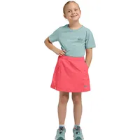 Jack Wolfskin Skort SUN SKORT G Skort-Form, mit Eingrifftaschen, schnell trocknend, atmungsaktiv rot 152