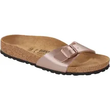 Birkenstock Madrid Birko-Flor schmal metallic copper 42