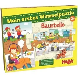 HABA 303705 Mein erstes Wimmelpuzzle – Baustelle