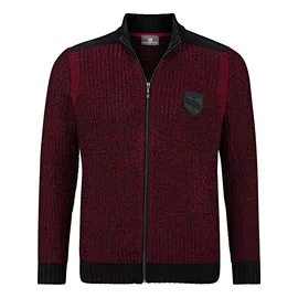 Jan Vanderstorm Strickjacke HALSTEN rot- 60/62