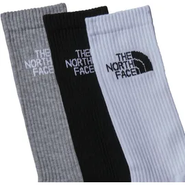 The North Face Multi Sport Cush Crew Socken 3er Pack Schwarz/Mehrfarbig 41-43